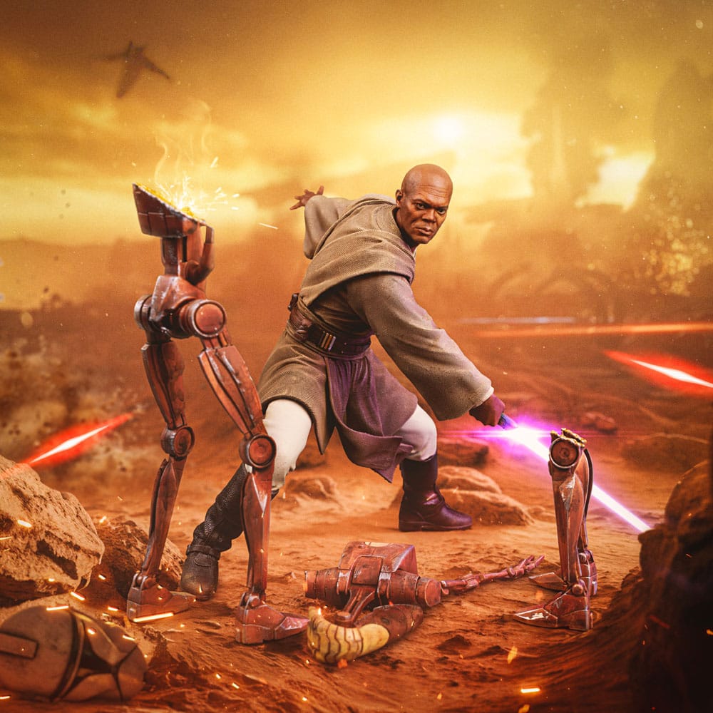 Star Wars Art Scale Statue 1/10 Mace Windu 18cm